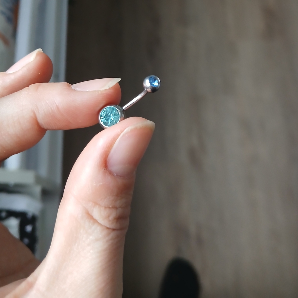Colorful Belly Button Rings Set - Picture 3 of 6